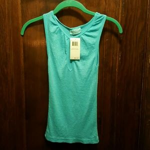 Michael Stars keyhole sleeveless shirt